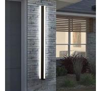 GWJKG Moderne à extérieur Applique extérieure Disponte en métal Noir IP67 Patio, Porche, Balcon, Garage 60 cm de lumière Blanche Brillante pour Villa la Cour