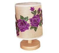 GWJKG Motif Floral Laut Bureau alimenté USB la Table Chevet de Chambre à Coucher Lampe décorative Portable avec Conception Artistique pour Un Usage Domestique