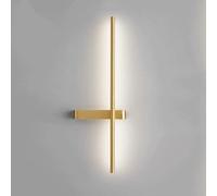 GWJKG Murce cuivre à LED Milieu du siècle Moderne Température Couleur réglable Lampe linéaire Minimaliste pour Couloir, Salon Chambre - Éclairage élégant de décoration intérieure