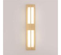 GWJKG Murs Moderne Éclairage d'éclairage Gold Metal Wall Lampe avec Une Teinte Lumineuse en résine Blanche, Lampes Montage Mural minimalistes, l'éclairage de la Maison (80 cm)