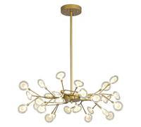 GWJKG Nordic Firefly Spoutnik Chandelier, Moderne 45 Lights LED Branche Pendant LEIL Adoor PLADE PLADIER INDOR