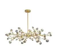 GWJKG Nordic Firefly Spoutnik Chandelier, Moderne 45 Lights LED Branche Pendant LETURE ALIGNABLE PLADE PLADIER INDOR