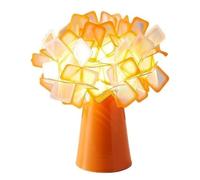 GWJKG Rechargeable Bedside Iron with PVC Lampshade Creative Nightstand Lamp Bedroom Table Lamps for Living Room Color Black Size 26 * 26cm