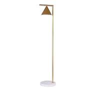 GWJKG Standing Corner Nordic Iron Lamp Adjustable Metal Lampshade Marble Base Light Study Bedroom Floor Lamps for Living Room (Color : Gold, Si