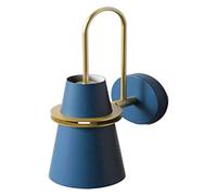 GWJKG Style Metal Wall Lamp for Bedroom and Living Room - Light with Waves Shade