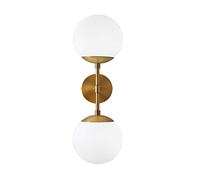 GWJKG Wall Sconce American Copper Glass Wall Light Magic Bean Global Molecular Brass Wall Lamp Restaurant Living Room Bathroom Mirrordor Wall Light Waterproof