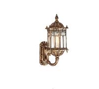 GWJKG Wall Sconce American Retro Outdoor Wall Lantern Outdoor Waterproof Wall Hanging Lamp Rust Aluminium Weatherproof Glass Shade Decoration Decorated Courtyard Wall Light Sconces Wate