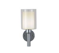 GWJKG Wall Sconce Double Glass Wall Light, Retro Iron Art Glass Wall Light, Industriel, Vintage Bedroom Bedside Lamp Decoration For Hôtel, Bed, Living Room, Study, Restaurant, Aisle WA