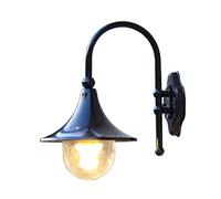 GWJKG Wall Sconce European Retro Acrylic Shade Outdoor Waterproof Wall Lights Sconce Vintage Industriel Aluminium Extérieur Garden Door Balcony Street Décorative Wall Lamp Waterproof