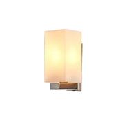GWJKG Wall Sconce Minimalist Japanese Solid Wood Wall Lamp Bedroom Bedside Light Study Living Room Stairs Aisle Glass Decorated Cafe Hôtel Wall Lantern Waterproof