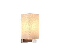GWJKG Wall Sconce Minimalist Japanese Solid Wood Wall Lamp Bedroom Bedside Light Study Living Room Stairs Aisle Glass Decorated Cafe Hôtel Wall Lantern Waterproof