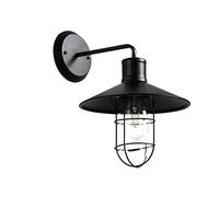 GWJKG Wall Sconce Nautical Wall Light Lamp Fixture with Cage Lighting Industrial Vintage 1 Lights Ceiling Lamp Antique Metal Copper Waterproof