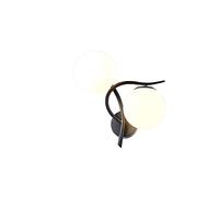 GWJKG Wall Sconce Nordic Creative Round Double Wall Lamp Creative Living Room Kitchen Isolateur Wrought Iron Wall Lamp Bedroom Bedside Light Porch Stairs *2 Wall Lantern Fixture WA