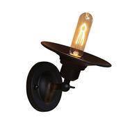 GWJKG Wall Sconce Retro Wall Light Lighting Adjustable Rustic Sconces with Black Wrought Iron Metal Wall Lamp, Rugged, Stable, and Wear-resistant Metal Wall Lamps Bedside Wall Lamp Decoration