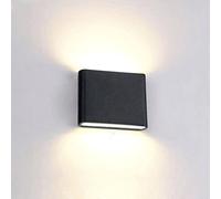 GWJKG Wall Sconce Square LED Wall Lamp 6 W 12 W Outdoor Indoor Waterproof Wall Light Slim Aisle Lights Bedroom Living Room Balcony Decoration Waterproof
