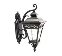 GWJKG Wall Sconce Wall Light Material Crafted Lamp Shade is Clear Glass, which is Adopted The Traditional Glass Blowing a Cône Shape.Holder and Mount Plate is Joint for Vintage Decoration an