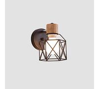 GWJKG Wall Sconce Wood Art Creative Wall Lamp LED Wall Lights Bedroom Lamp Bedside Home Decor Fixtures Iron Art for Hallway Living Room Bedroom Garden Lighting Waterproof