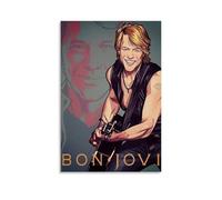 GWJXYWZP Bon Jovi Poster sur toile pour décoration murale d'albums de musique d'artistes populaires, 30 x 45 cm, sans cadre