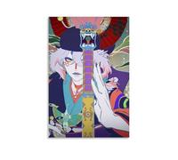 GWJXYWZP Mononoke The Ashes of Rage Poster sur toile de dessin animé classique pour chambre à coucher 40 x 60 cm Sans cadre
