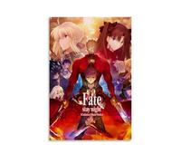 GWJXYWZP Poster de dessin animé Fate Zero classique sur toile - Décoration murale pour chambre à coucher - 30 x 45 cm - Style sans cadre