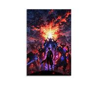 GWJXYWZP Solo Leveling Poster sur toile de dessin animé classique Décoration murale pour chambre à coucher 50 x 75 cm Sans cadre