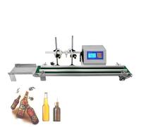 GwlThixion Machine de Remplissage de Liquide Automatique à 4 têtes, Remplisseuse Automatique De Bouteilles, 4 x 1,2 L/Min, Tuyau en Silicone, pour Les Boissons, la Sauce soja et Le vinaigre 4H3200