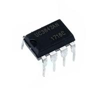 Gwnwtt 10 PIÈCES UC3842AN DIP8 UC3842 UC3842BN Dip 3842AN Dip-8 UC3842A UC3842B UC3842 d'origine IC