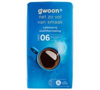 G'woon Café moulu filtre décaféiné Intensité 6 - 500 g