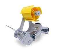 gws Dévidoir de ruban adhésif professionnel avec cadre en métal solide, lame de sécurité et poignée ergonomique caoutchoutée (2 dévidoirs - pour rouleaux jusqu'à 66 m x 75 mm)
