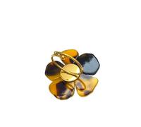 GWSGSFAS Bague ouverte réglable en résine avec imprimé léopard, Adjustable opening, Métal, Zircone cubique