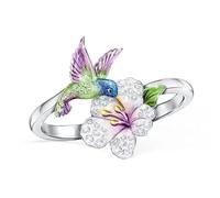 GWSGSFAS Bague papillon tendance pour femme, décoration exquise, bijoux élégants, 7, Métal, Pas de pierre précieuse