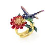 GWSGSFAS Bague papillon tendance pour femme, décoration exquise, bijoux élégants, 9, Métal, Pas de pierre précieuse