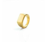 GWSGSFAS Chevalière classique givrée/lisse pour homme - Style rock punk - Tendance - Pour femme et homme, 8, Métal, Zircone cubique