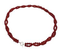 GWSGSFAS Collier tour de cou en perles de pierre naturelle pour femme, vintage, polyvalent, élégant, Moyen, Métal, Pas de pierre précieuse