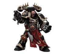 GWTCTOY JoyToy GW 40K Figurine d'action originale 1:18, Chaos Space Marines Black Legion Chosen avec pistolet Bolt et Power Fist