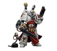 GWTCTOY JoyToy GW Figurine d'action originale 1:18, Blood Angels Sanguinary Priest avec pistolet Heavy Bolt, chainsword et narthécium, 12 cm de haut