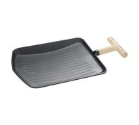 Gwtdtoad à Gril,Manche Multifonction à Grain de Bois - Plancha Barbecue de Cuisson,pour Jardins Plages Repas Viandes Légumes Rôtis Débutants à Experts