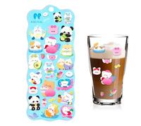 Gwtdtoad Autocollant 3D,Décalcomanies D'animaux Doux | Autocollants pour Scrapbooking | Pour Adultes Fête Cadeaux École Téléphone Bagages Bouteille D'eau Ordinateur