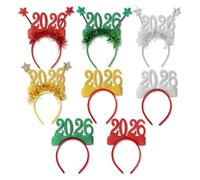 Gwtdtoad Bandeau De Noël | 8 Pièces Couvre-Chef De Fête,2026 Ornement De Tête De Noël - Pour Femmes Adolescents Décoration Événement Centre Commercial Activité