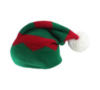 Gwtdtoad Bonnet de Noël Tricoté | Bonnet Femme Mignon Santa Festif | Tricoté Unisexe Hommes Femmes pour Quotidien Extérieur Fêtes Événements