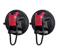 Gwtdtoad Crochet à ventouse haute performance, ventouses haute performance | 2 grands crochets à ventouse, robustes | Sangles de serrage pour store latéral de voiture, bateau, piège de camping