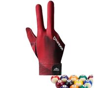Gwtdtoad Gants de billard unisexes - Gants de billard - Gants de sport - Gants de tir à la queue - Main gauche/droite - Taille universelle - Gants de piscine à 3 doigts pour le sport de carambole