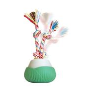 Gwtdtoad Jouet Balle pour Chat | Jeux Automatiques Électriques Roulants pour Animaux - Balles pour Chat avec Corde | pour Maison Intérieur Extérieur Exercice Stimulation Mentale Grattoir Sol Jeux