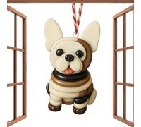 Gwtdtoad Kits D'Ornements En Boutons - Fournitures Pour Création De Chiens Décoratifs,Ensemble d'Ornements en Boutons - Pour Femmes Hommes Garçons Filles Famille Arbre De Fêtes Rétroviseur Voiture