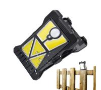 Gwtdtoad Lumière Solaire Extérieure | Lampe à Clip 3 Modes,Éclairage Sécurité Solaire | pour Jardin Cour Balcon Pelouse Allée Garage