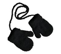 Gwtdtoad Moufles Pour Enfant Avec Cordon,Moufles Épaisses Chaudes Mignonnes avec Attache,Antiperte Protection contre le Froid - Pour Fille Garçon 1 2 3 Ans