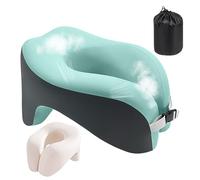 Gwtdtoad Oreiller Cervical,Oreiller de Soutien Cervical en Forme de U | Accessoire Sieste en Mousse Mémoire pour Camping Plein Air Cinéma en Famille Bénévoles Professeurs Yoga Trajets en Voiture