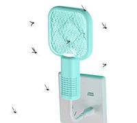 Gwtdtoad Raquette Électrique Anti-Mouches,Raquette Tue-Mouche Électrique | Lampe Sécurisée à Grille Fine pour Intérieur Extérieur Maison Jardin
