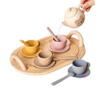 Gwtdtoad Service à Thé pour Enfant en Bas Âge - Jeu d'Imitation Complet avec Théière et Tasses à Thé - Jouet Éducatif Jeu D'Imitation Développement Moteur pour Anniversaire Fêtes Noël