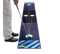 Gwtdtoad Tapis De Putting pour Intérieur,Simulateur De Golf À Domicile | Matériel D'Entraînement Portable Et Récréatif pour Cadeau Homme